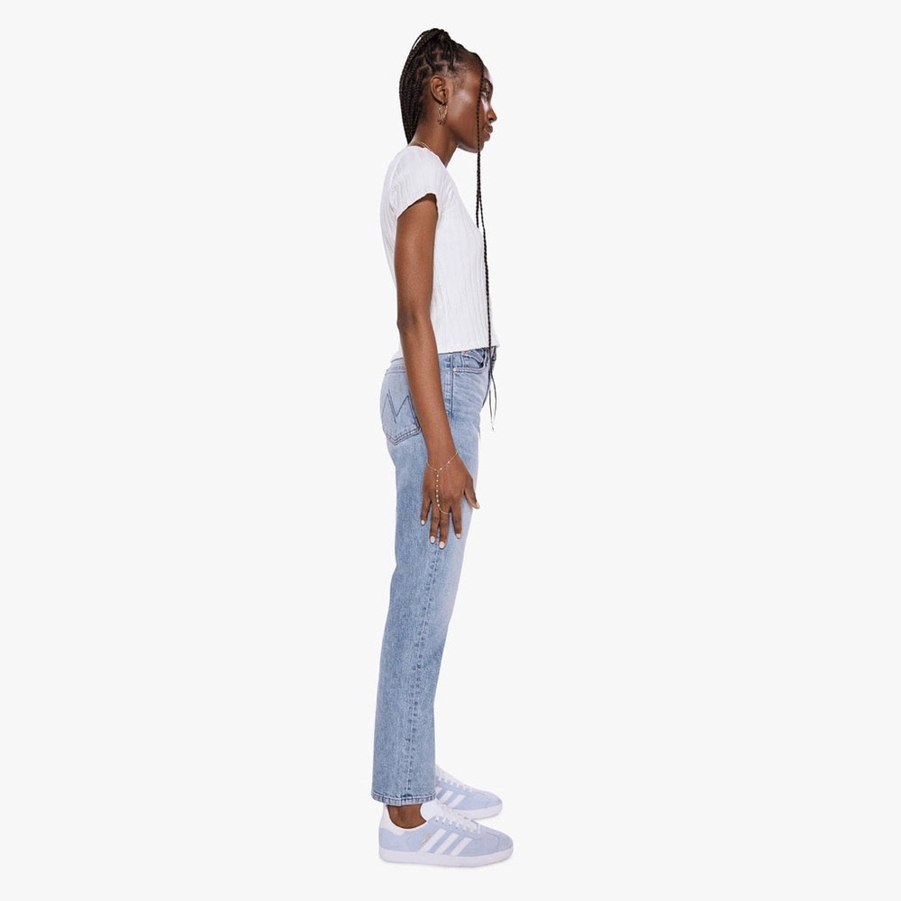 High Waisted Rider Ankle Jeans In Salt Of The Earth